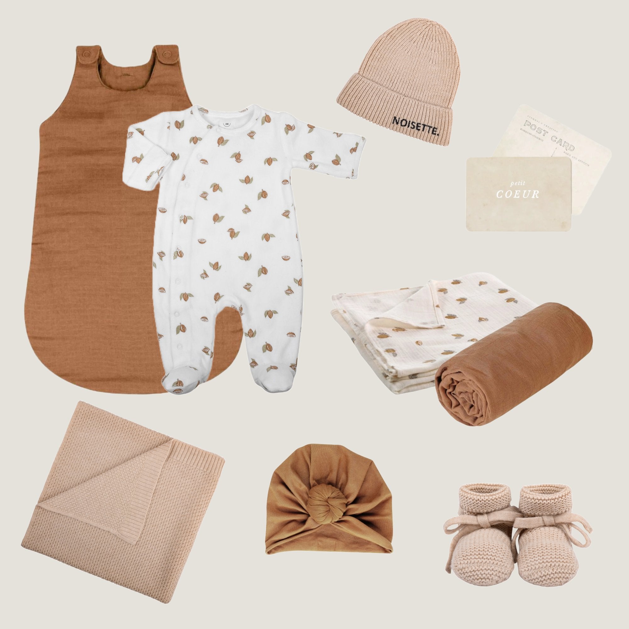 Trousseau de naissance Noisette