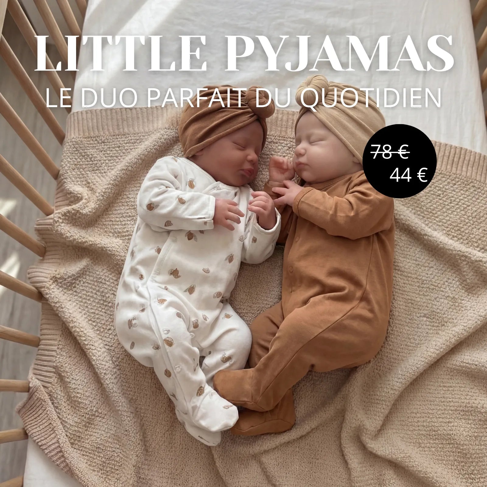 Pack de 2 pyjamas jersey tonka + nut