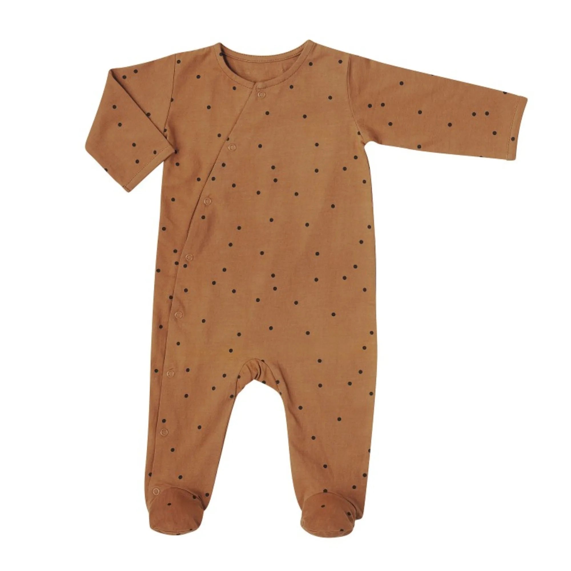 Pack de 2 pyjamas jersey dots nut + nut