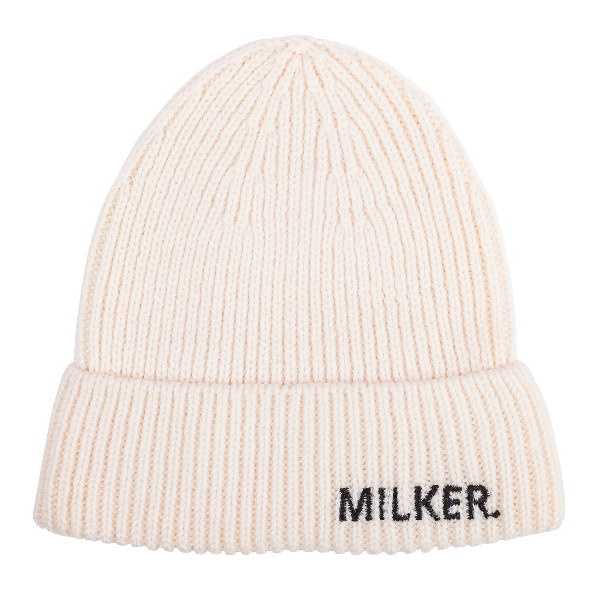Bonnet de naissance mérinos - Milk