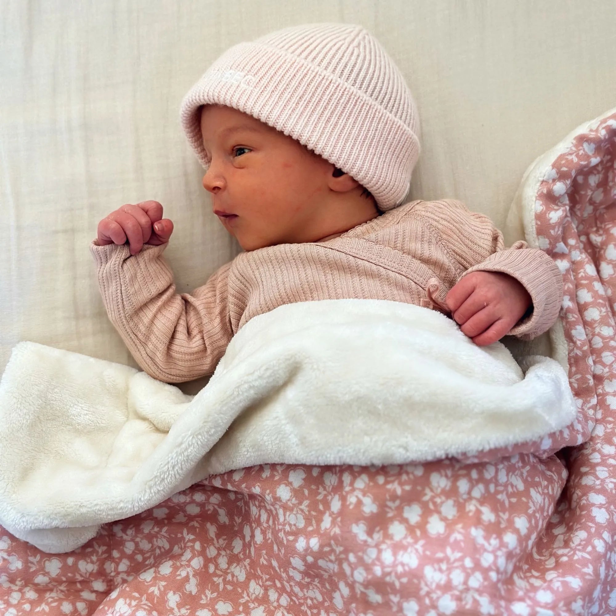 Couverture bébé Snuggle - Bloom blush