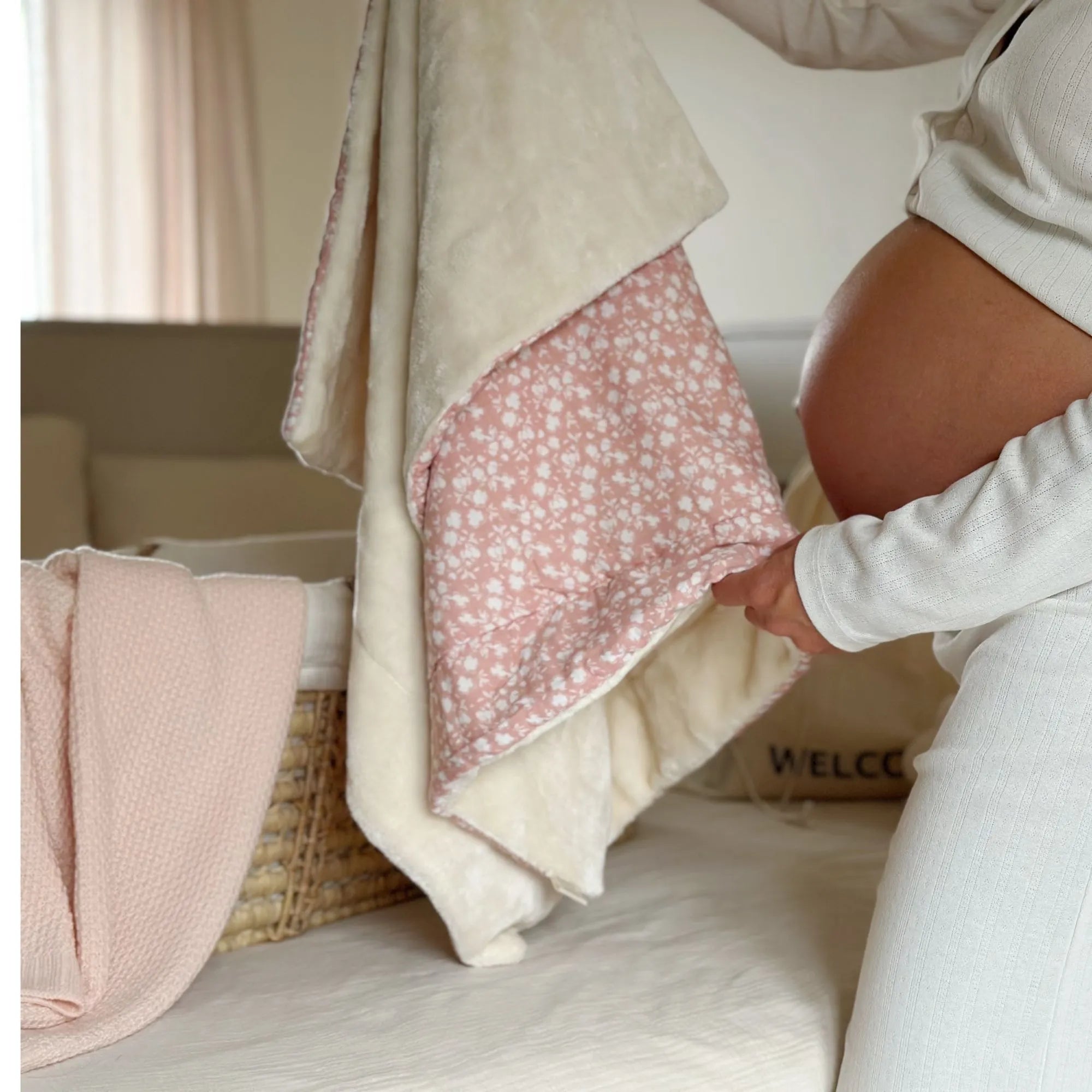 Couverture bébé Snuggle - Bloom blush