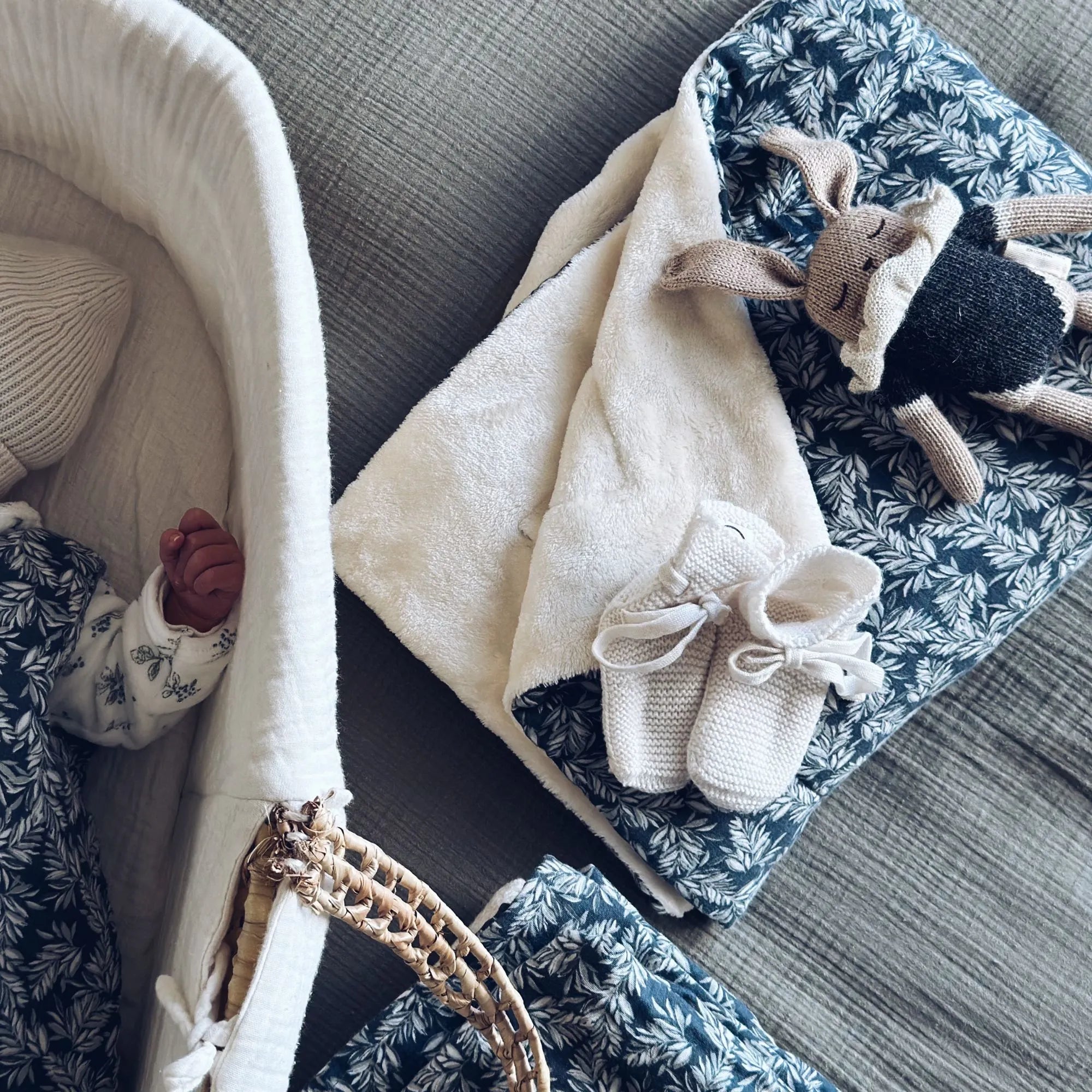 Couverture bébé Snuggle - Wild sage