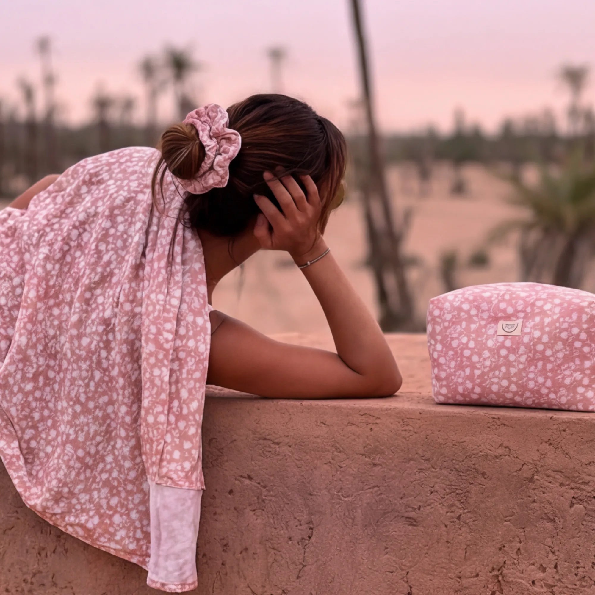 Pack summer mum - Palm Spring imprimé Bloom Blush