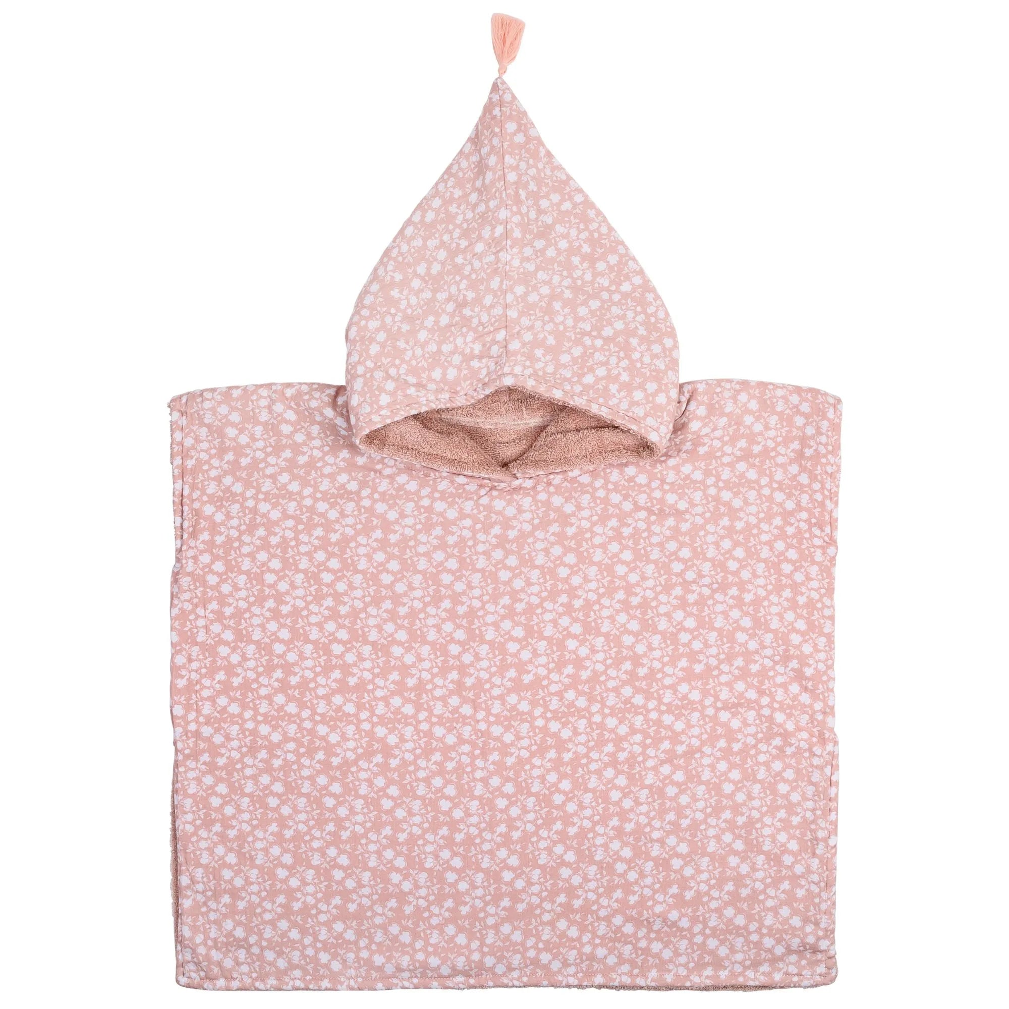 Poncho de bain - Bloom blush