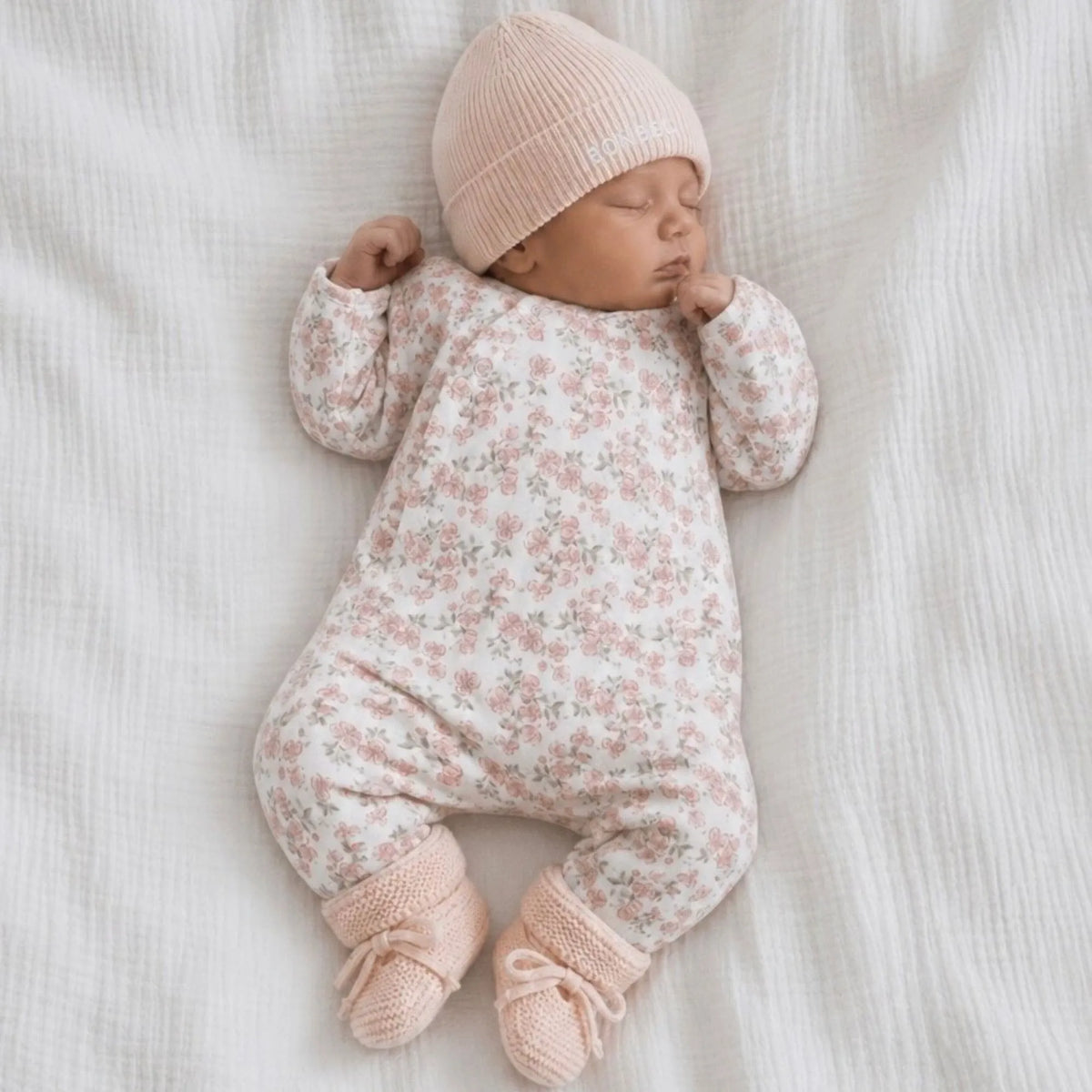 Pyjama bébé velours sweet poppy