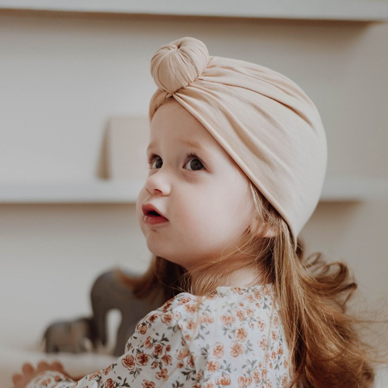 Bonnet turban - Nude - Bonjour Little