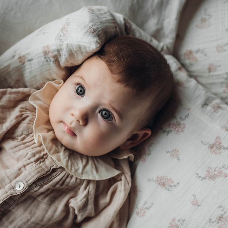 Drap housse pour bébé - gaze de coton - linge de lit bébé