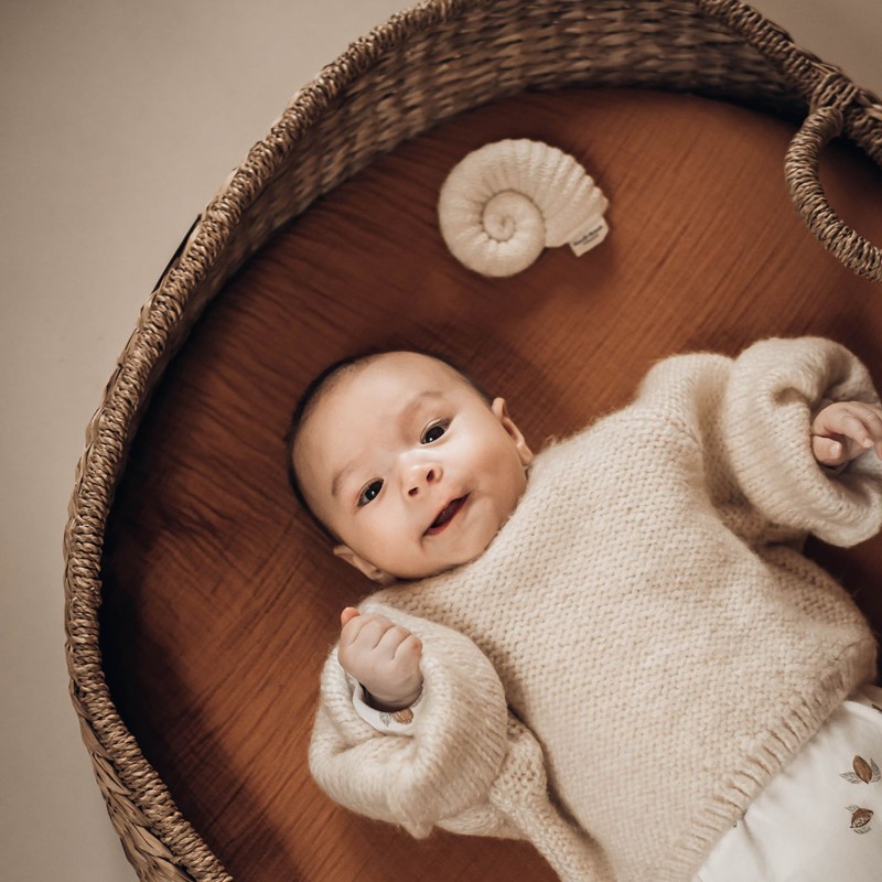 Drap housse bébé en Coton Bio pour matelas berceau