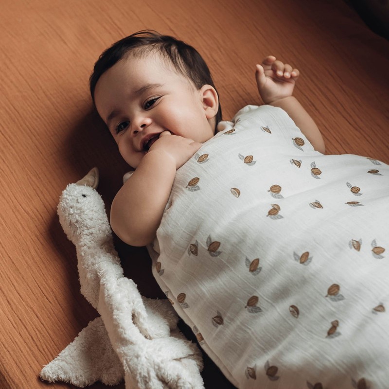 Drap housse bébé en coton certifié 