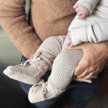 Chaussons en laine mérinos...