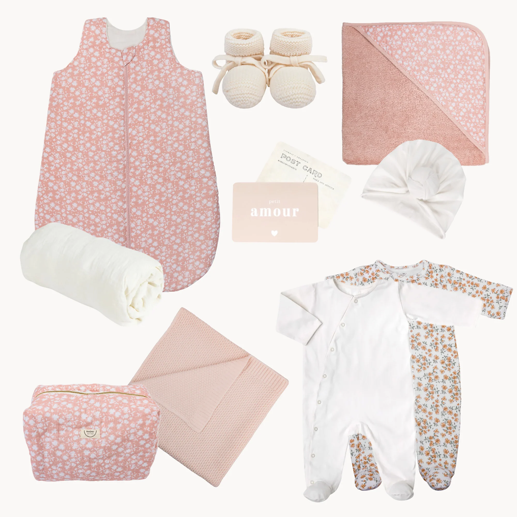 Trousseau de naissance Bloom blush