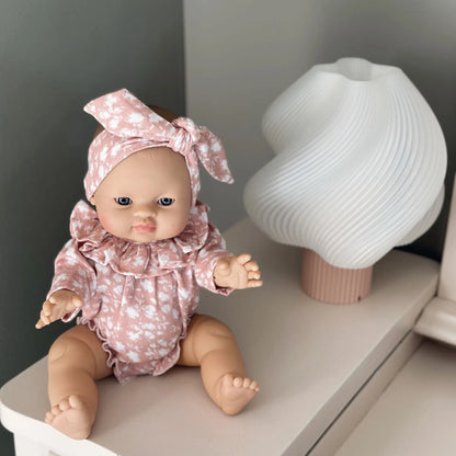 Ensemble barboteuse poupée - Bloom blush