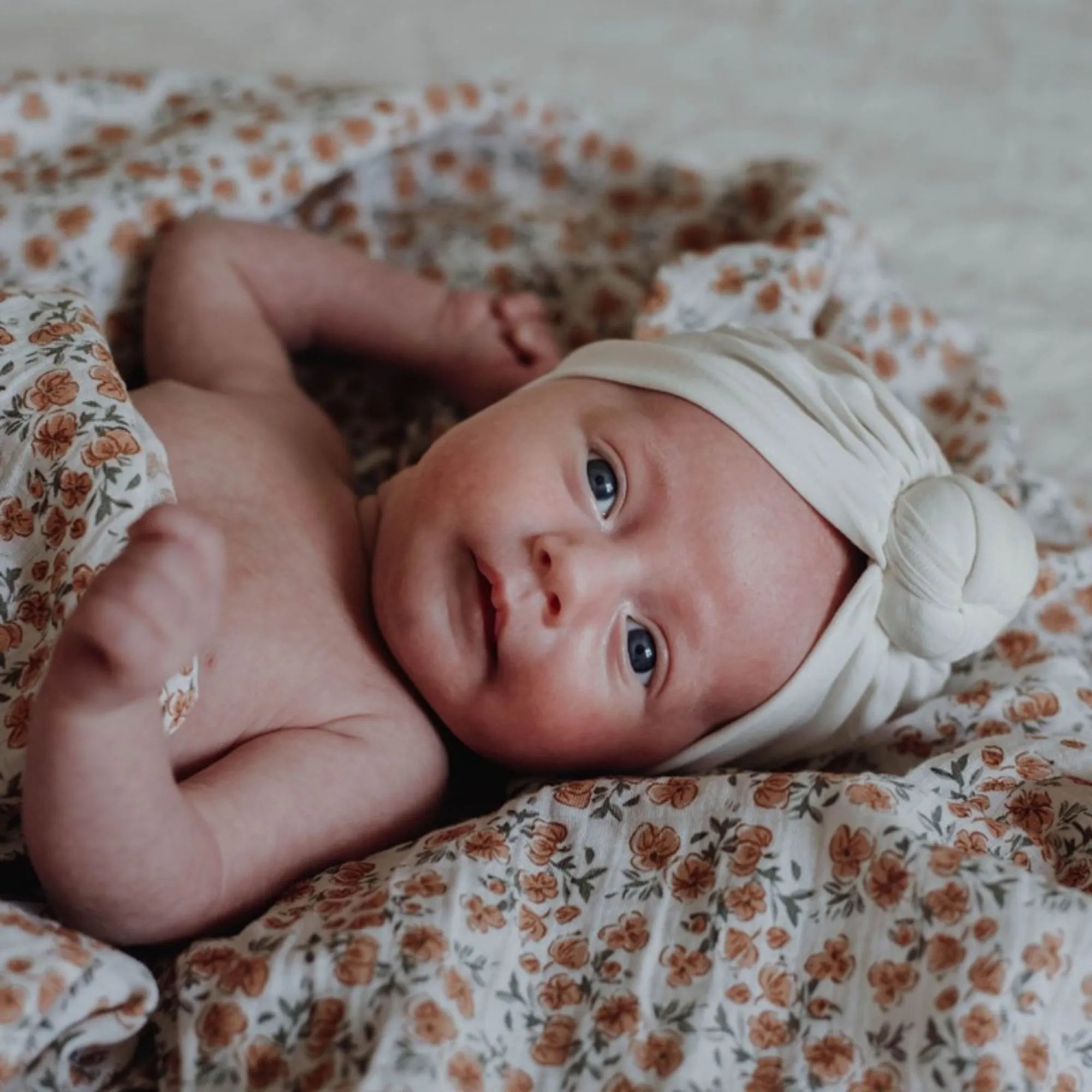 Bonnet turban - Cream