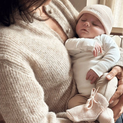 Bonnet de naissance mérinos - Bonbec