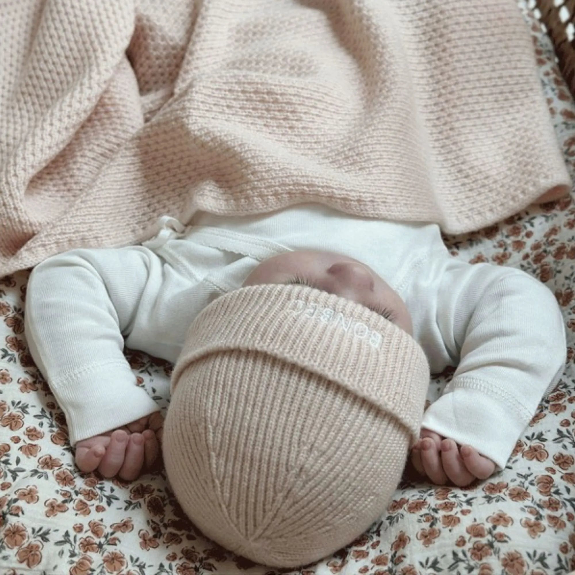 Bonnet de naissance mérinos - Bonbec