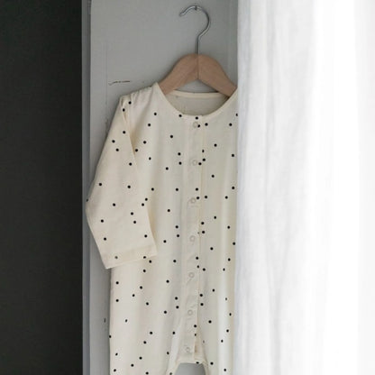 Combinaison jersey - Dots cream