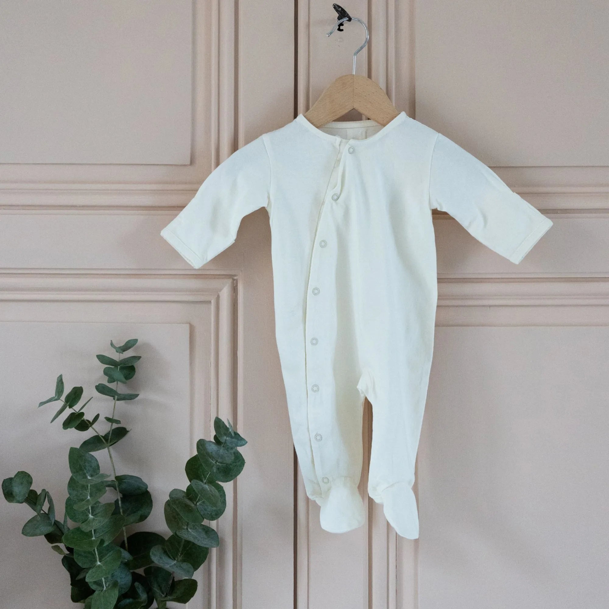 Pyjama bébé jersey - Cream