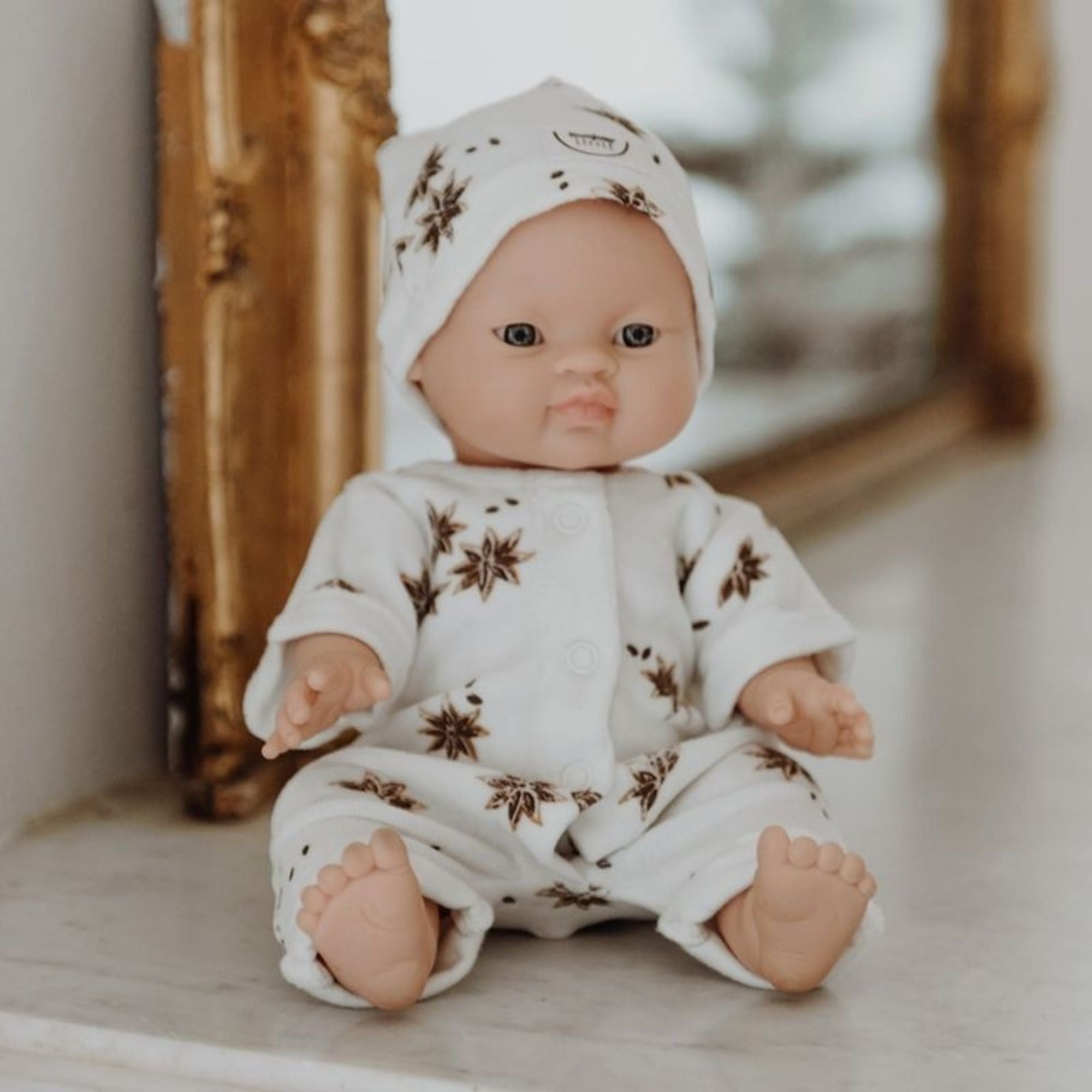 Boy doll outfit velvet - Star anise