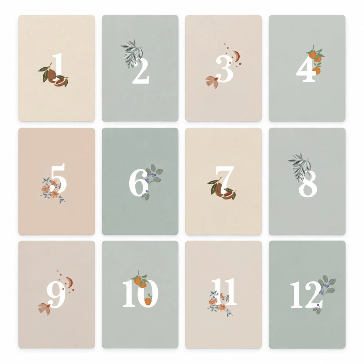Cartes étape motifs