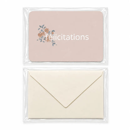 Carte félicitations poppy