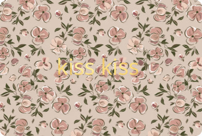Carte kiss-kiss gold poppy