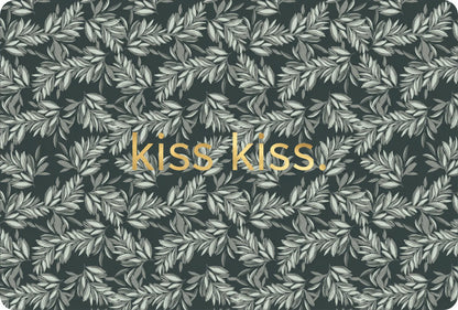 Carte kiss-kiss gold wild sage