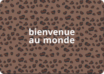 Carte bienvenue au monde bengal