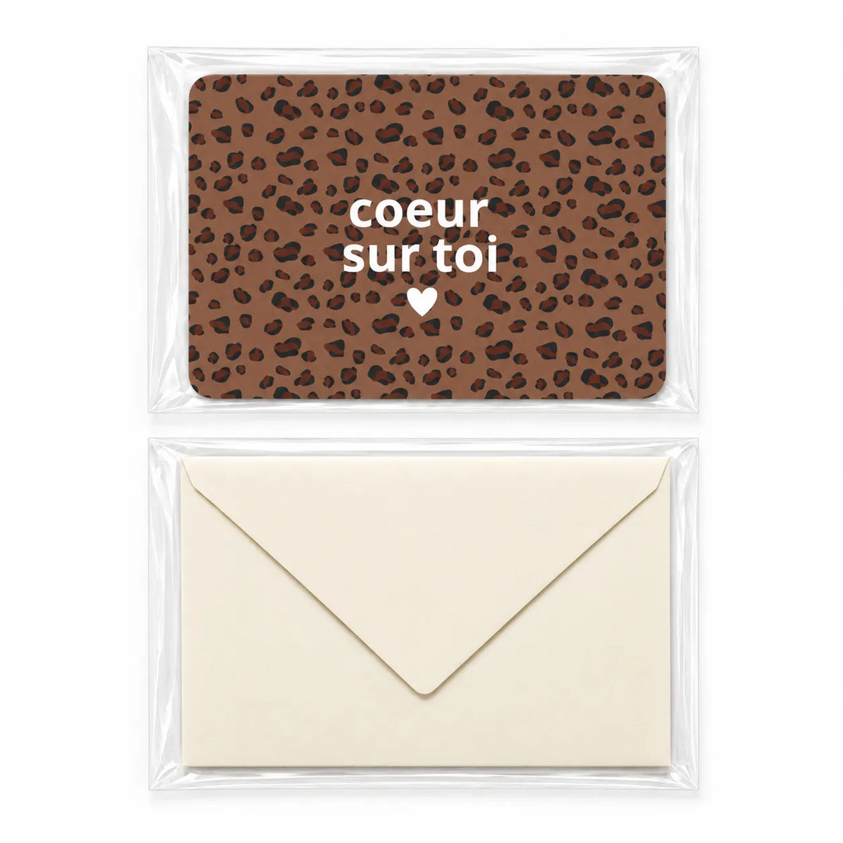 Carte coeur sur toi bengal