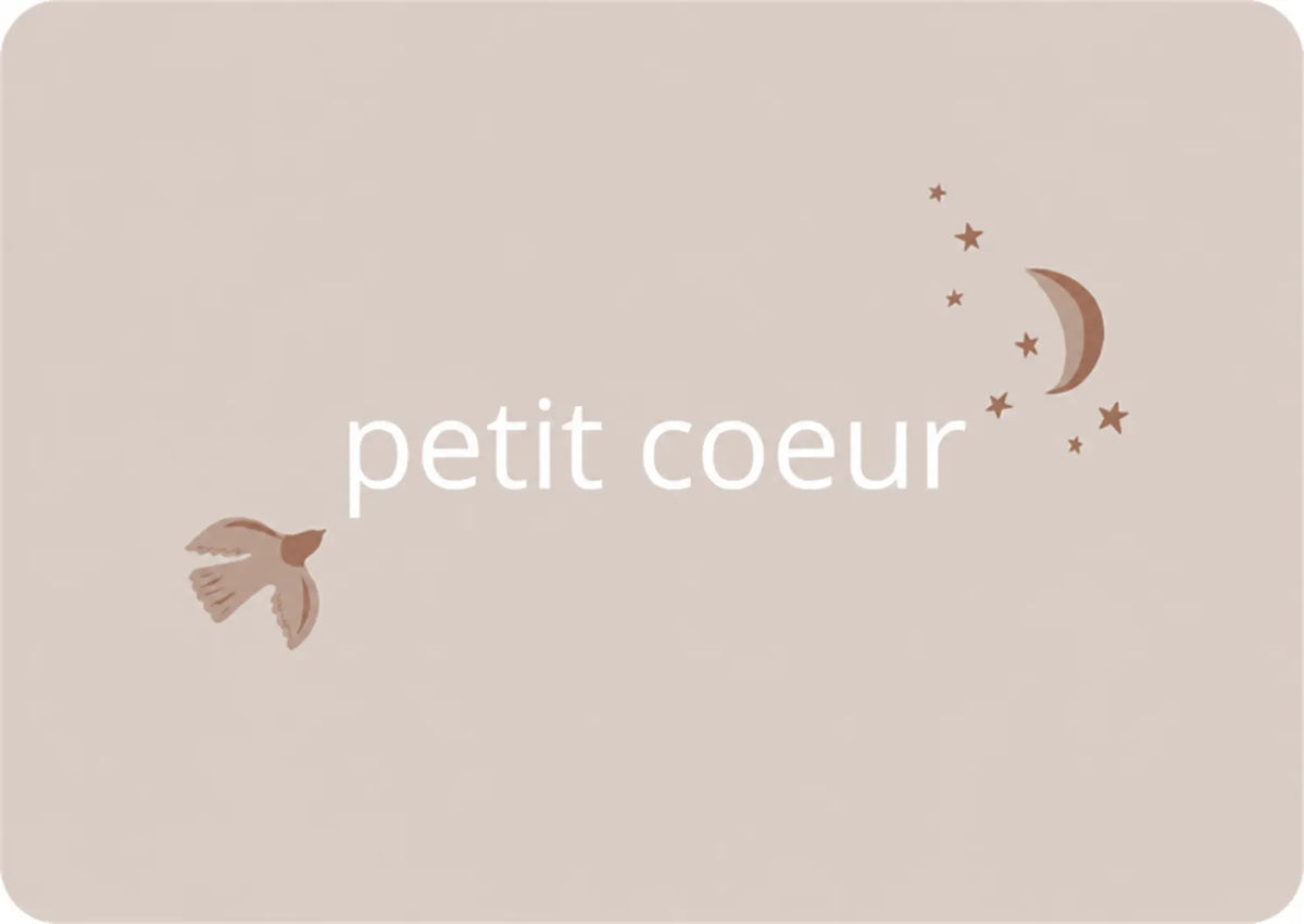 Carte petit coeur moonlight
