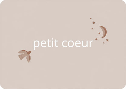 Carte petit coeur moonlight