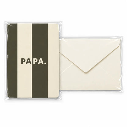 Carte papa rayure