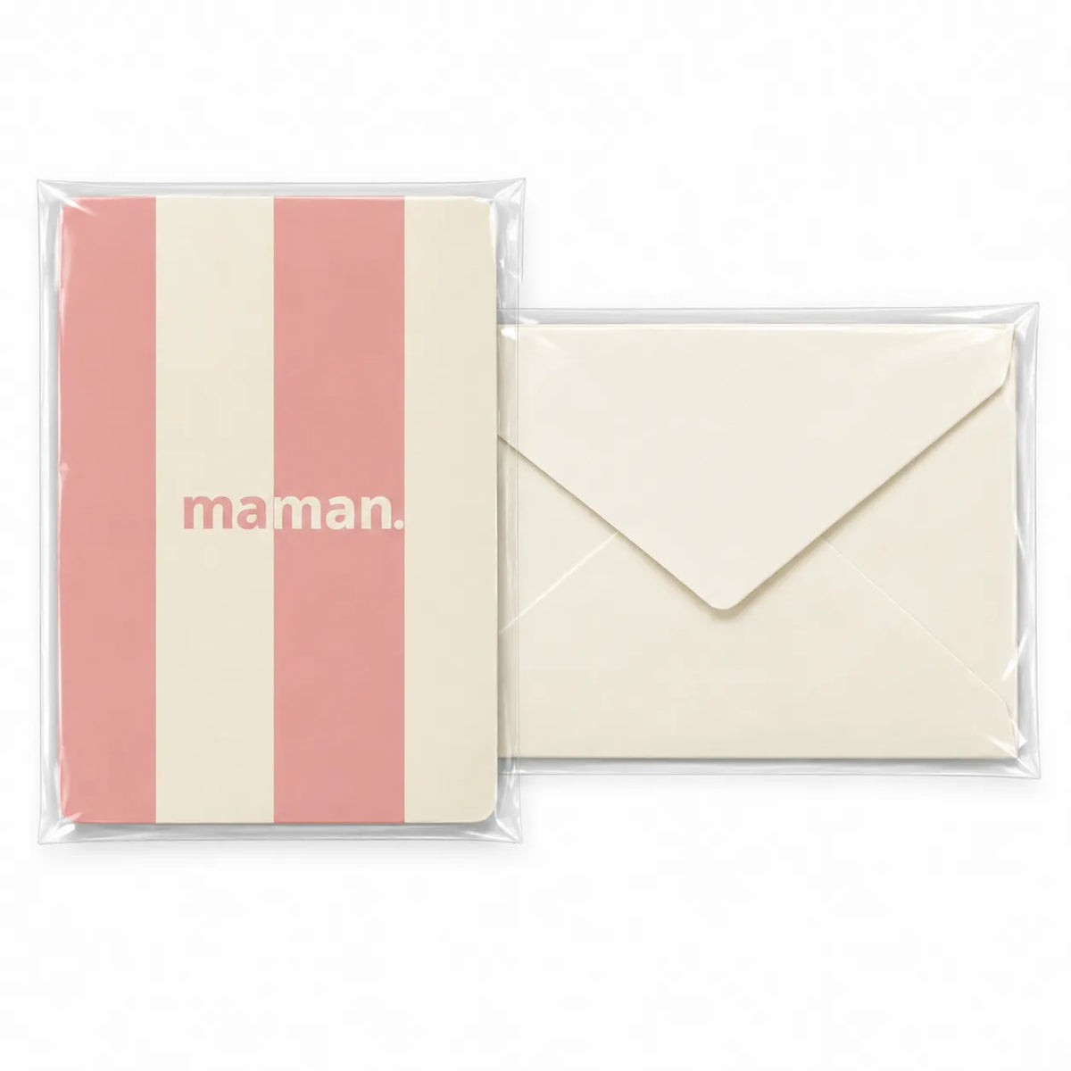 Carte maman rayure