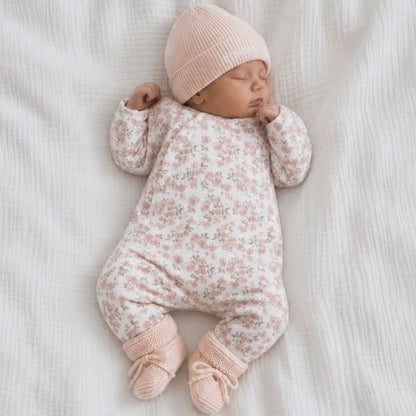 Pyjama bébé velours sweet poppy