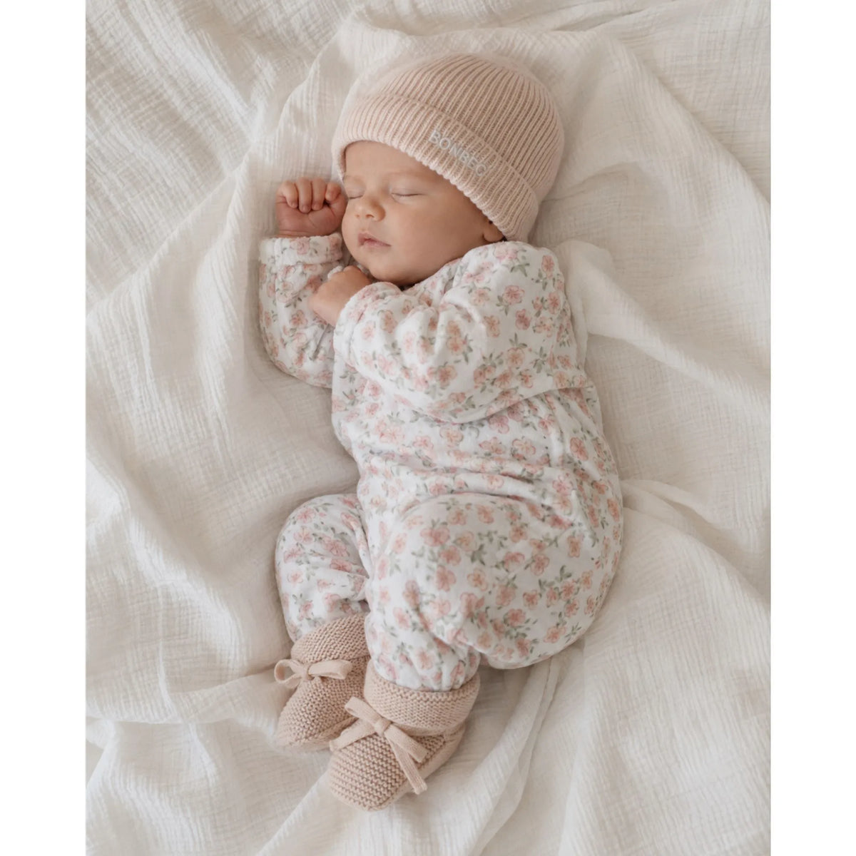 Pyjama bébé velours sweet poppy