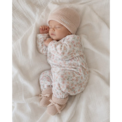 Pyjama bébé velours sweet poppy