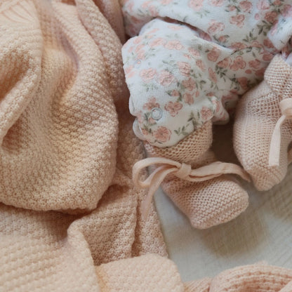 Pyjama bébé velours sweet poppy